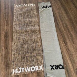 HOTWORX Heat-Resistant Yoga Mat & Non-Slip Towel